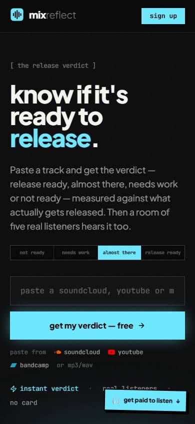 MixReflect on mobile